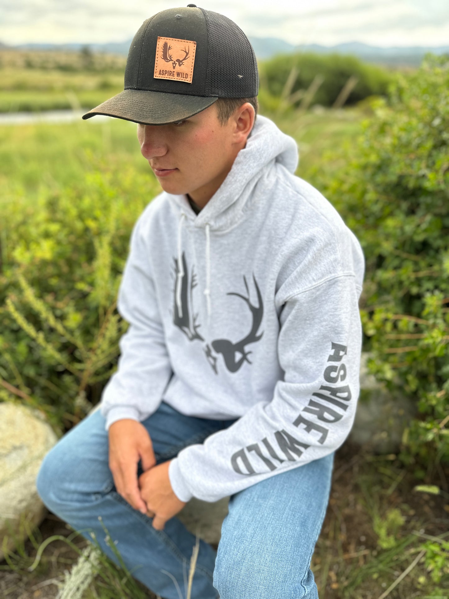 Aspire Wild logo hoodie