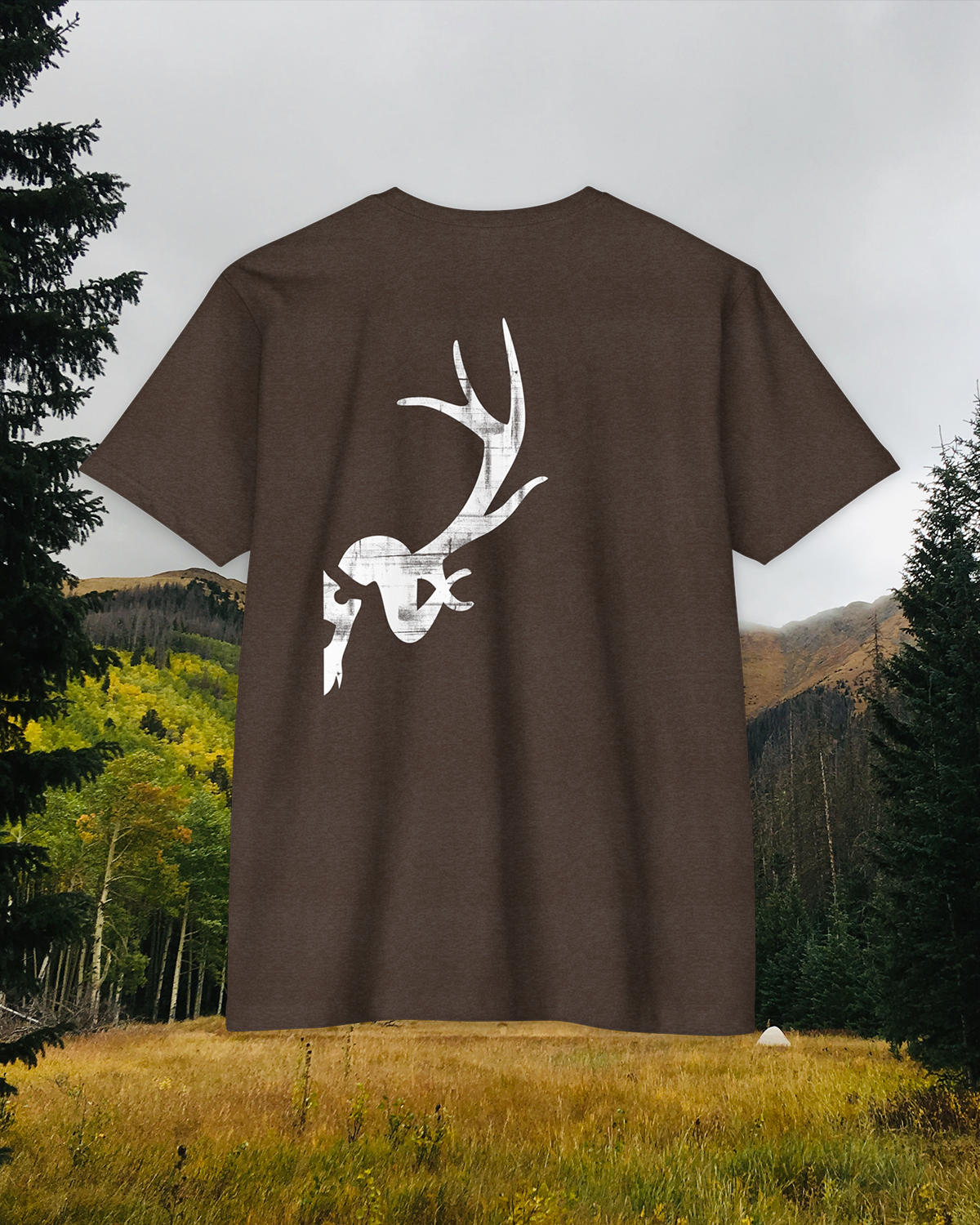 Distressed Logo Hunting Lifestyle t-shirt | Aspire Wild Outdoor Gear