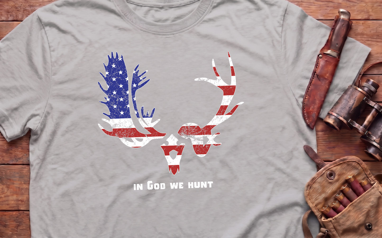 USA In God We Hunt t-shirt | Aspire Wild Outdoor Gear