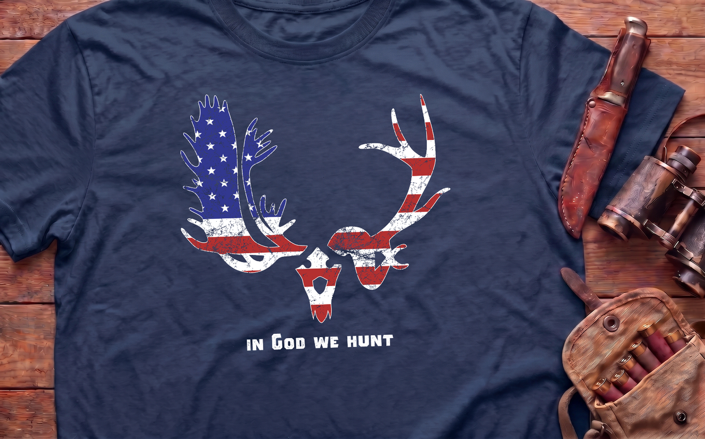 USA In God We Hunt t-shirt | Aspire Wild Outdoor Gear