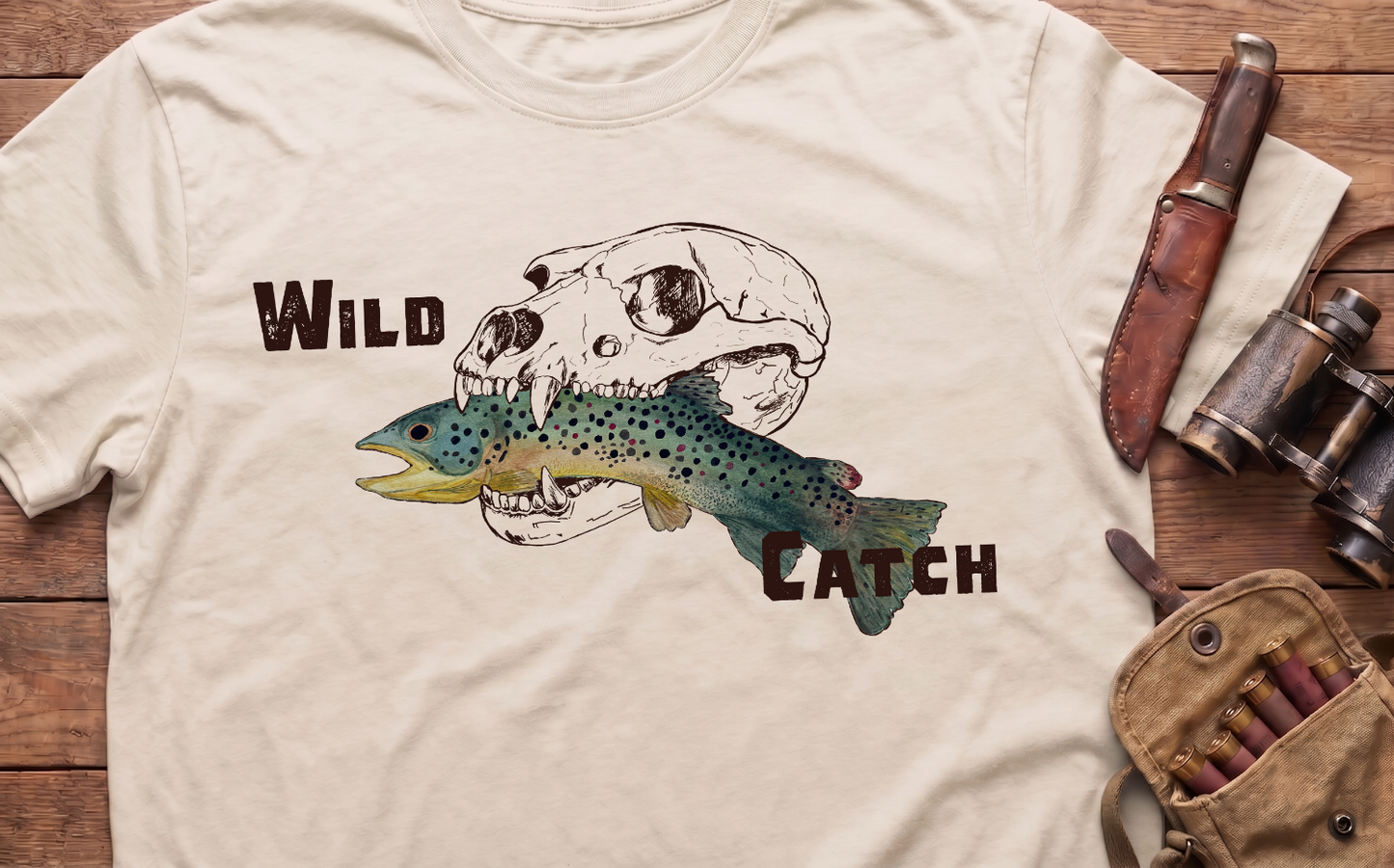 Wild Catch t-shirt | Aspire Wild Outdoor Gear